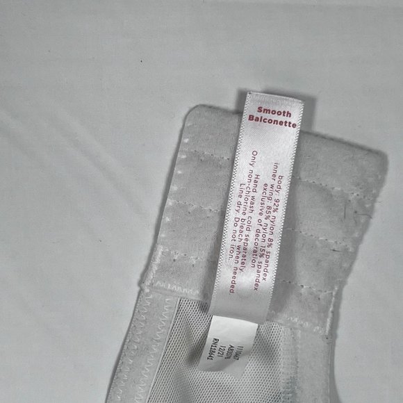 Cacique Smooth Balconette 38DDD White Lily Floral Print‎ - Picture 6 of 11